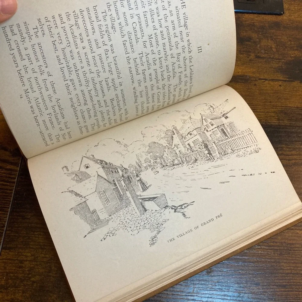 Story of Acadia Grand Pre Children's Reader Nova‎ Scotia Kinnicutt Antique 1903